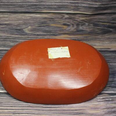 Vintage Handmade Landscape Vacation Souvenir Bowl
