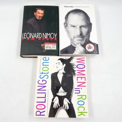 BIOGRAPHIES BOOK LOT