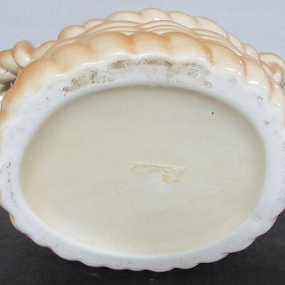 Ceramic Bread/Bun Basket, Unmarked