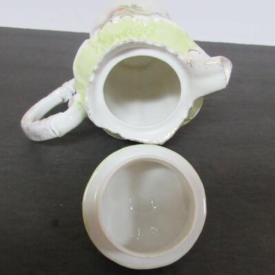 Antique Chocolate Pot With Original Cover