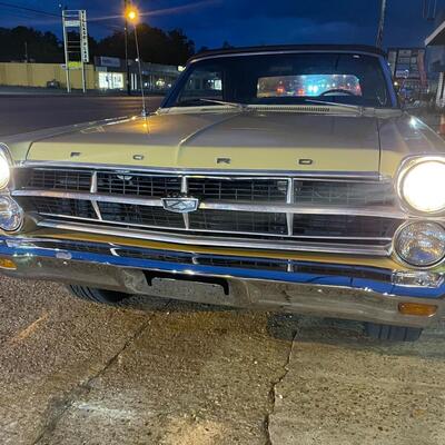1967 Ford Fairlane Convertible - 500 XL in Springtime Yellow