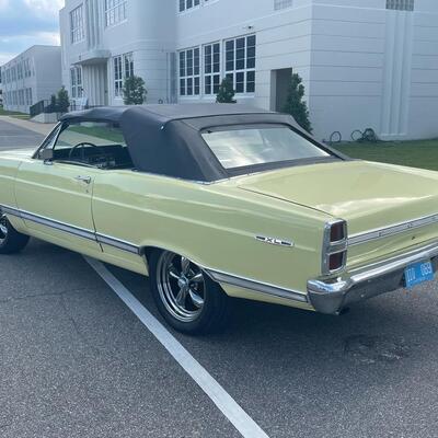 1967 Ford Fairlane Convertible - 500 XL in Springtime Yellow
