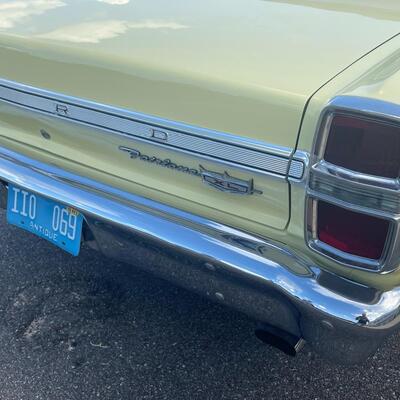1967 Ford Fairlane Convertible - 500 XL in Springtime Yellow