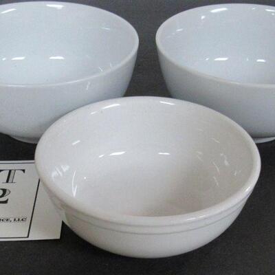 Two 6" Cordon Blue China Bowls, and One 5 1/2" World China Bowl
