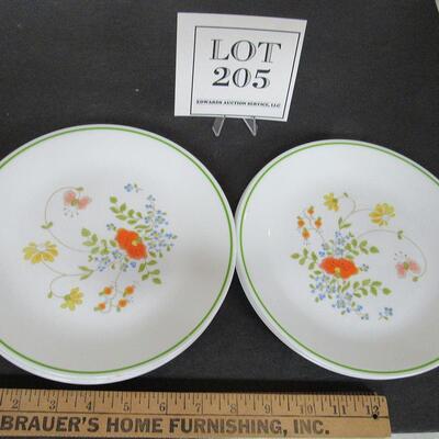 7 Corelle Wildflower 8" Plates, Read description