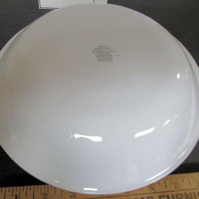 Corelle 8 1/2" Shallow Soup Bowls, Lot of 7