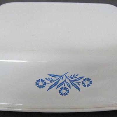 Corning Ware 8" x 10" Baker, Cornflower Pattern