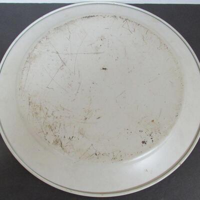 Huge 18" Service Tray, Metal, Rooster Theme