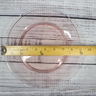 Vintage Set of Pink Depression Era Tabletop Glassware