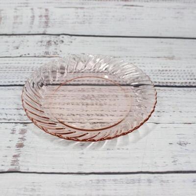 Vintage Set of Pink Depression Era Tabletop Glassware