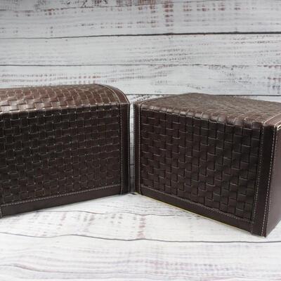 Pair of Filled DVD Bluray Storage Cases