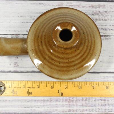 Pair of Vintage Ceramic Casserole Side Handle Cookware