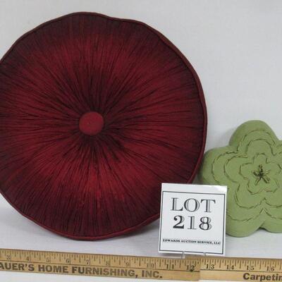2 Vintage Mid Century Decorative Pillows