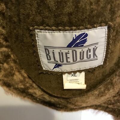 Blue Duck Brown Suede Leather