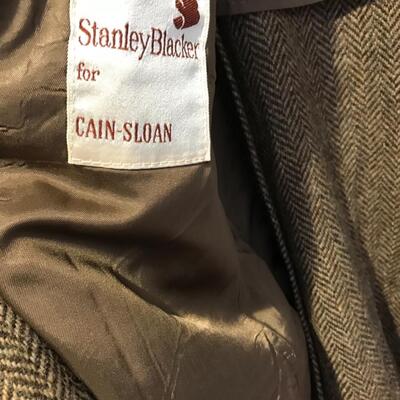 Vintage Stanley Blacker Tweed Blazer brown