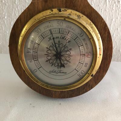 Seth Thomas Wooden Barometer ( LR-MG )