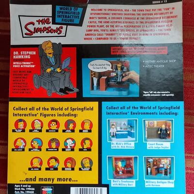 Dr. Stephen Hawking action figure, the Simpsons