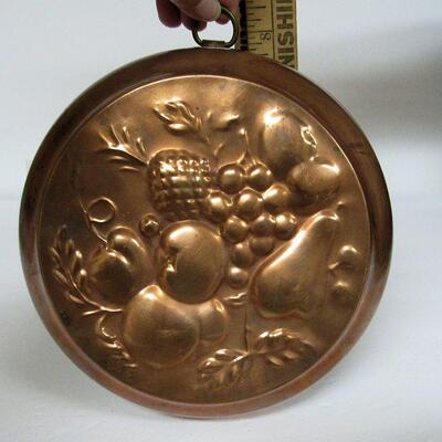 Vintage Sweden Tin Lined Copper Mold, 1 1/2 Ltr