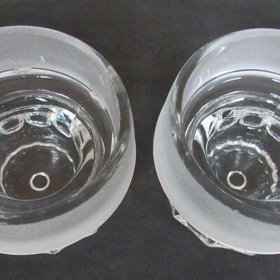 2 Vintage Apocathary Jars Matching, Read Description