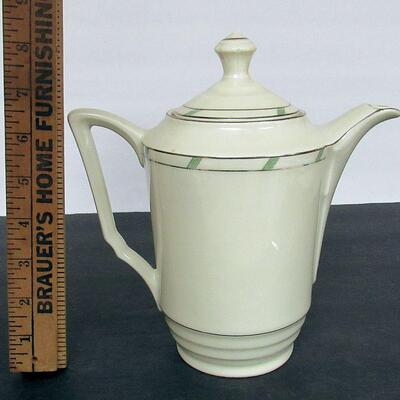 Vintage Fine China Tall Tea Pot, Unmarked