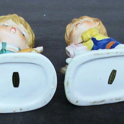 Lot of 2 Cute Kid Figurines