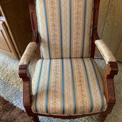 Antique Eastlake Upholstered Parlor Chair (late 19th/early 20th century)
