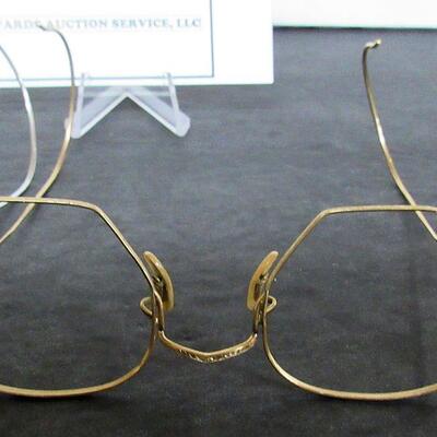 2 Vintage Glasses Frames, Both 1/10 12K GF One has no lenses