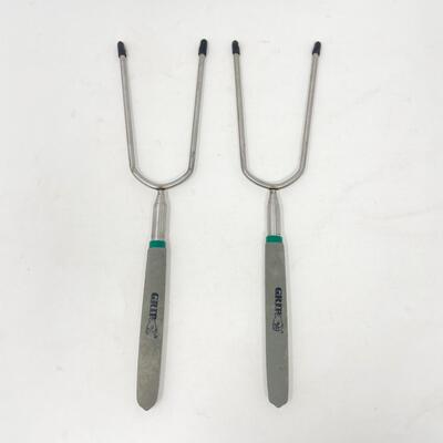 TELESCOPIC CAMPING/GRILLING FORK SET OF 2