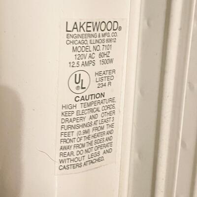 LAKEWOOD 7101 ELECTRIC SPACE HEATER