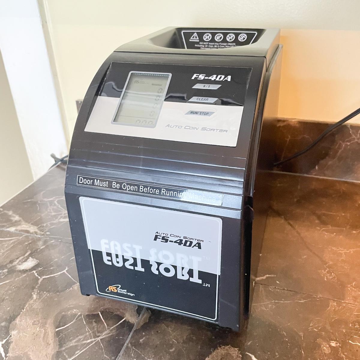 “FAST SORT” AUTO COIN SORTER FS4DA