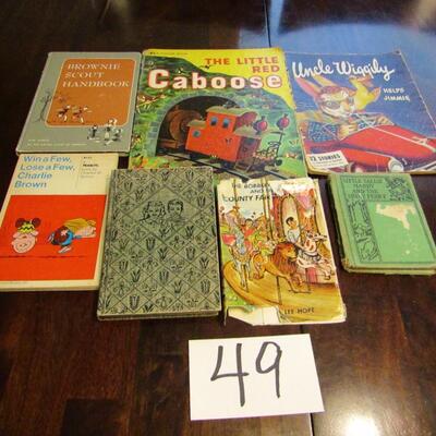 LOT 49  VINTAGE CHILDREN'S BOOKS