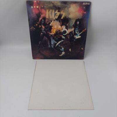 KISS CASABLANCA DOUBLE LP RECORD SET WITH LOTS OF EXTRAS