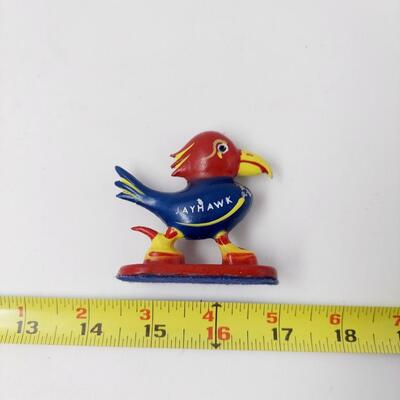 1940s CAST IRON JAYHAWK 2.5 INCH COLLECTABLE  - CAST IN KANSAS