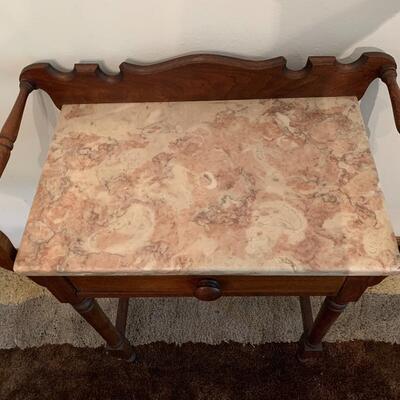 Antique Victorian Marble Top Wash Stand
