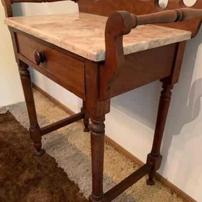 Antique Victorian Marble Top Wash Stand