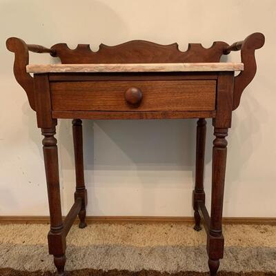 Antique Victorian Marble Top Wash Stand