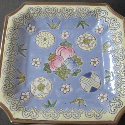Vintage Oriental Lot, Dragonware Mini Sugar Creamer, Giesha Girl Dish, China Dish