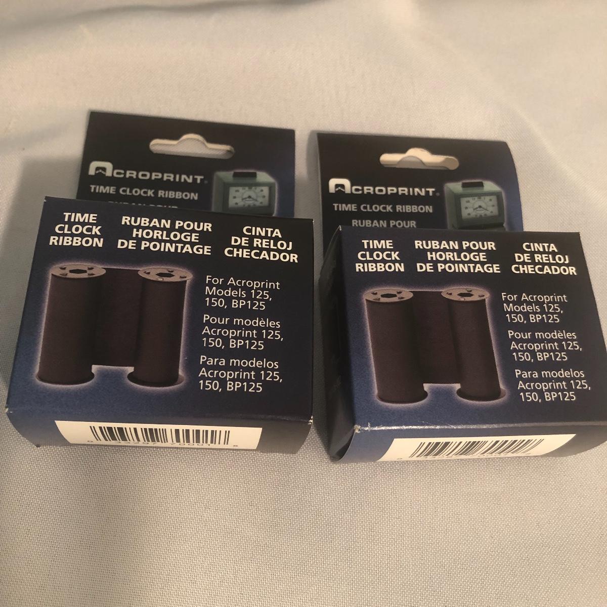 Acroprint Time Clock W/Ink & Two Time Card Slots (LRRG)