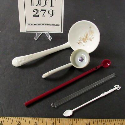 Lot of Vintage Serving Spoons, Stirrers