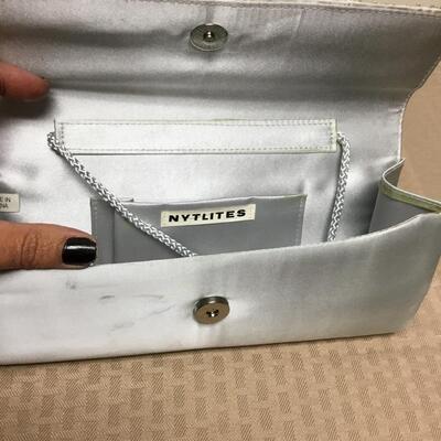 Beaded Small Purse Clutch Pair Gold Silver