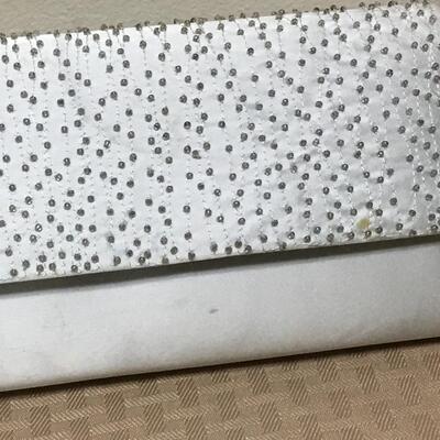 Beaded Small Purse Clutch Pair Gold Silver