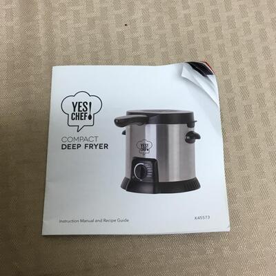 Yes Chef Mini Deep Fryer NEW