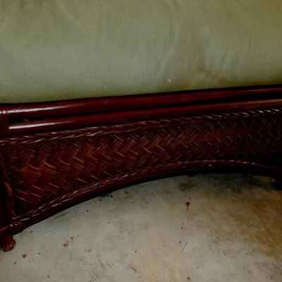 Wicker and Rattan Ottoman