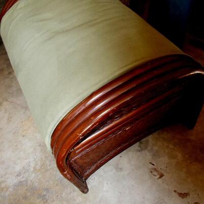 Wicker and Rattan Ottoman