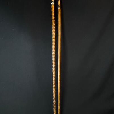 A Pair of Antique Victorian Walking Stick Canes