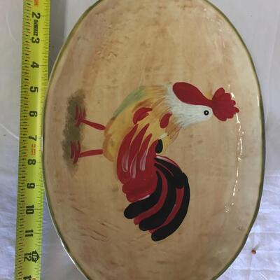 Farmhouse Rooster plater