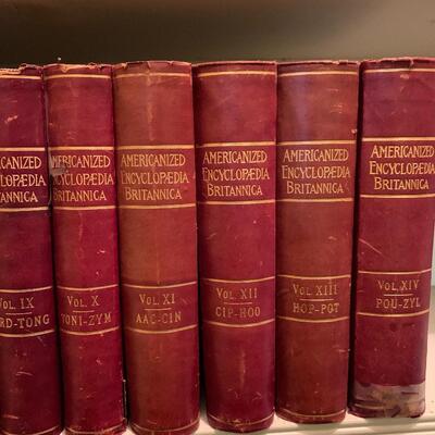 1902 Encyclopedia Britannica (14 volume complete set)
