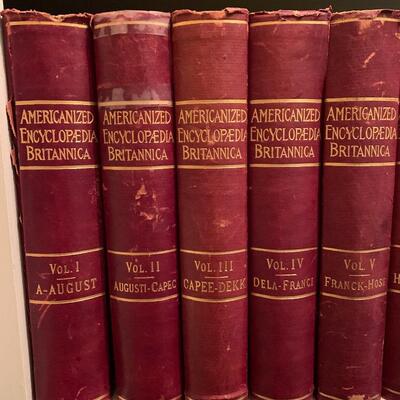 1902 Encyclopedia Britannica (14 volume complete set)
