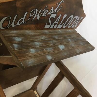 Old West Saloon Magazine Holder