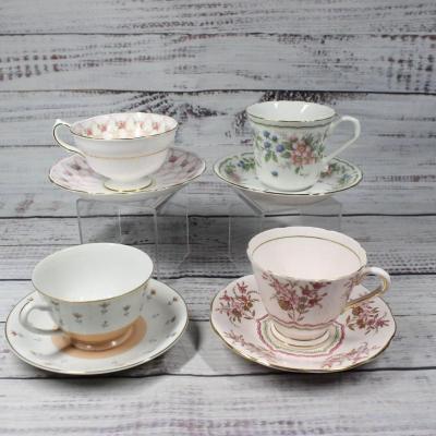 Vintage China Teacup Floral Patterns Lot